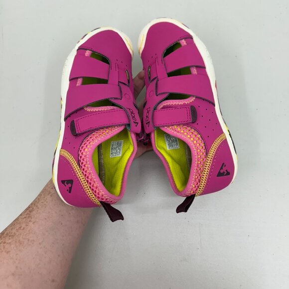Plae Sam 2.0 Electric Fuchsia Pink Fisherman Sandals Shoes 106030-639 Girls 2.5 - Picture 7 of 8